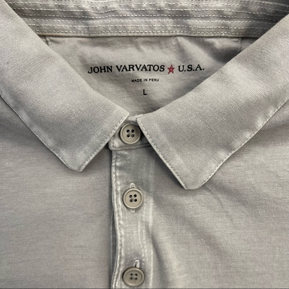 ❤️ ….Grey John Varvatos polo - Picture 3 of 7